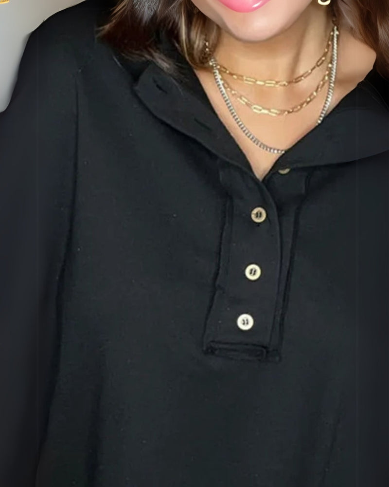 Blusa Oversized Rosa com Paetês Paula