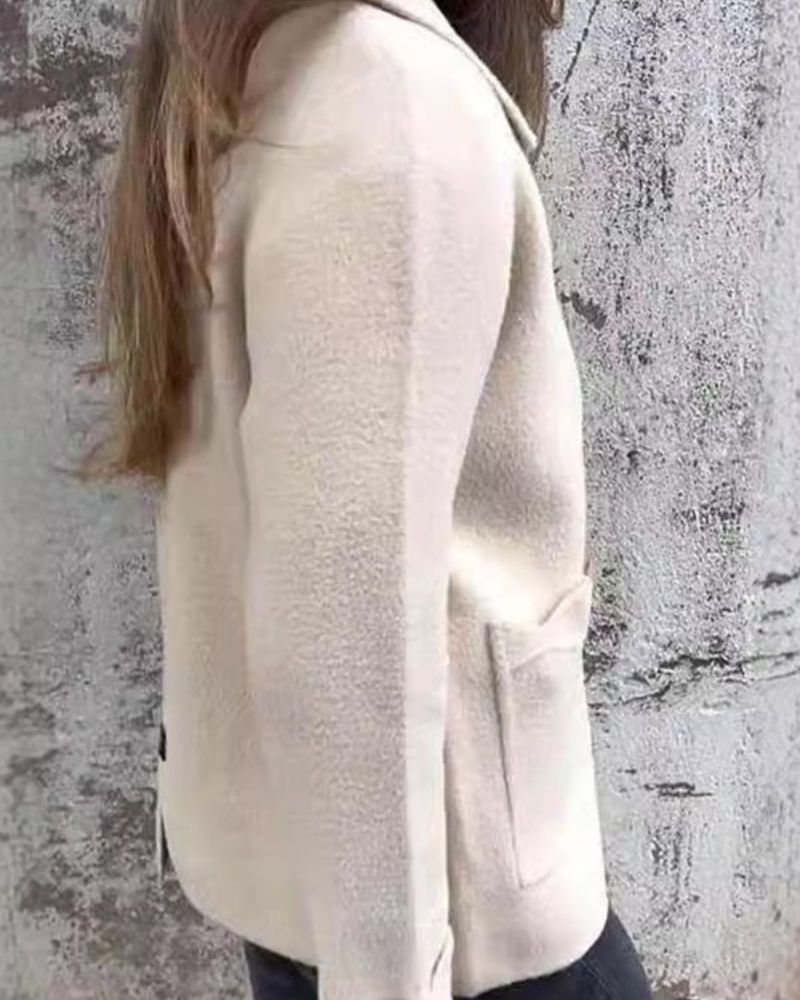 Jaqueta Feminina de Moletom Peluciado Fernanda