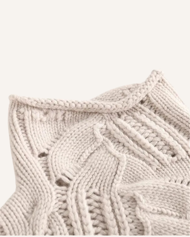 Suéter Feminino de Cashmere Gola Alta Maíra