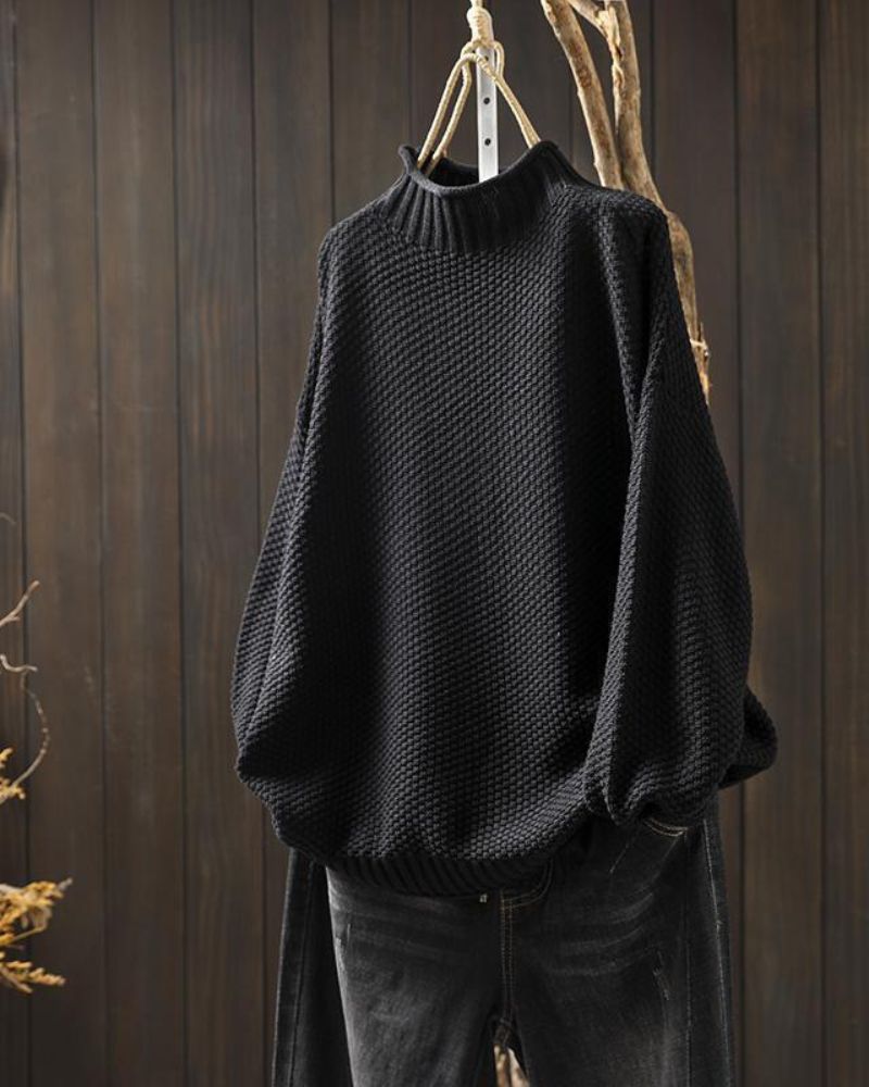 Suéter Feminino Oversized de Tricô Zilá