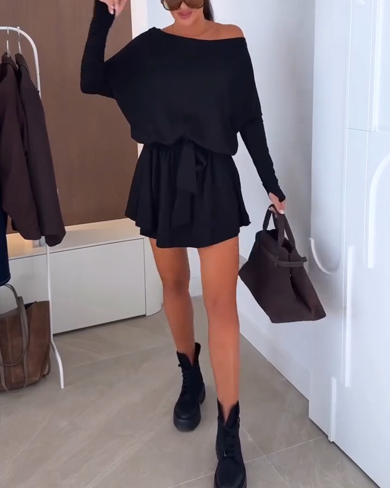 Vestido Mid Decote Ombros a Ombro Mia