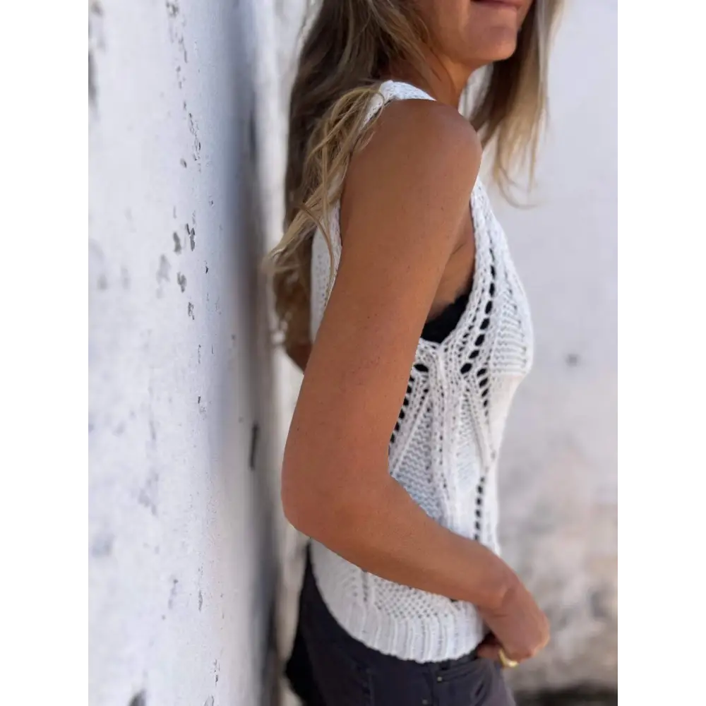 Regata de Malha com Decote em V