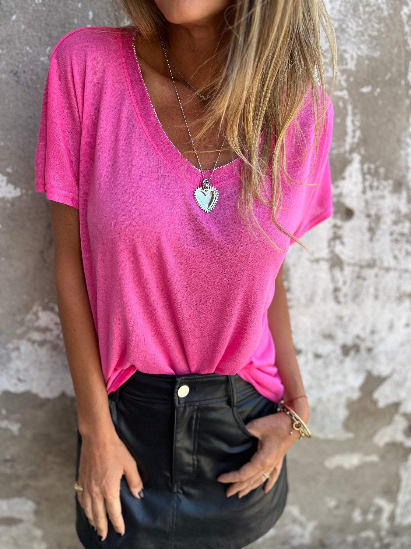 Camiseta confortável e casual