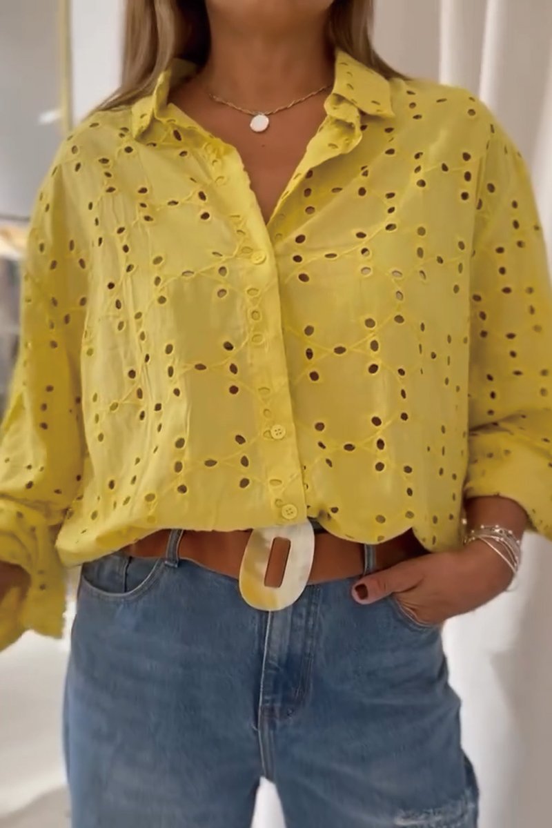 Camisa oca de verão casual