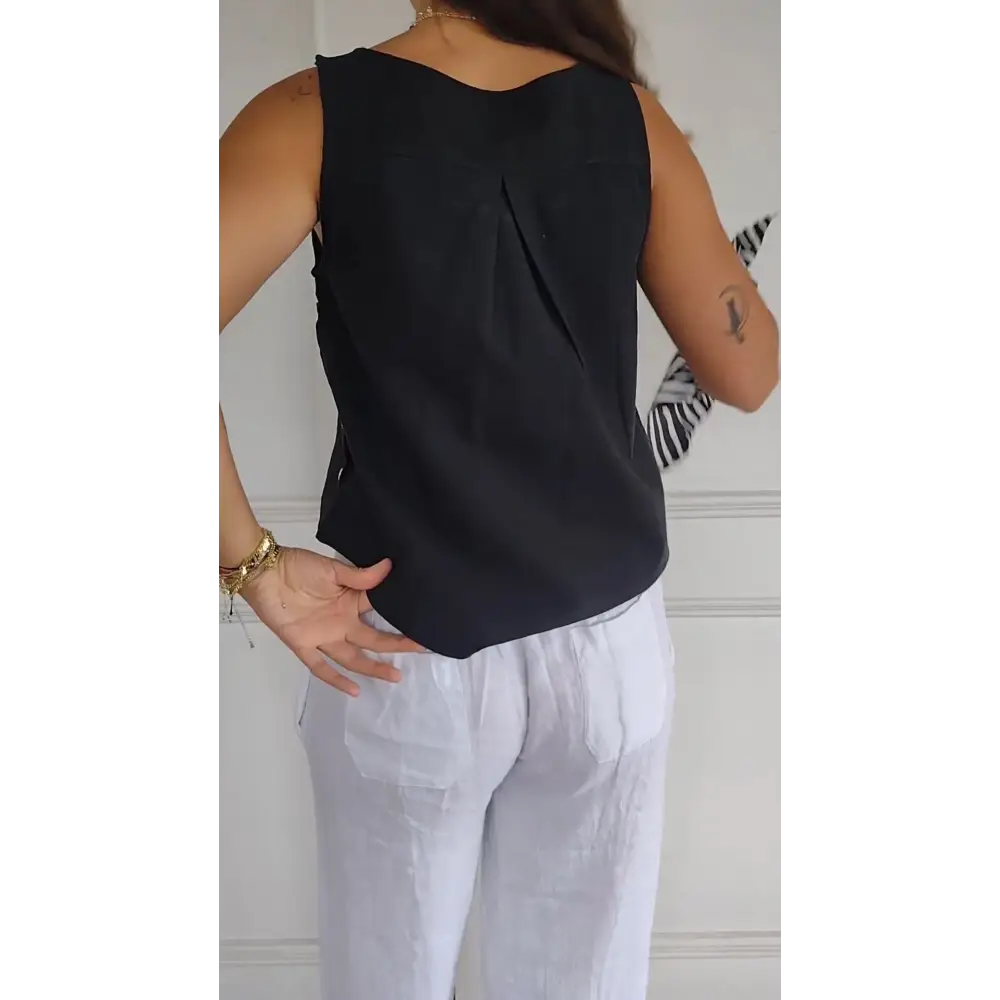 Regata de Algodão e Linho