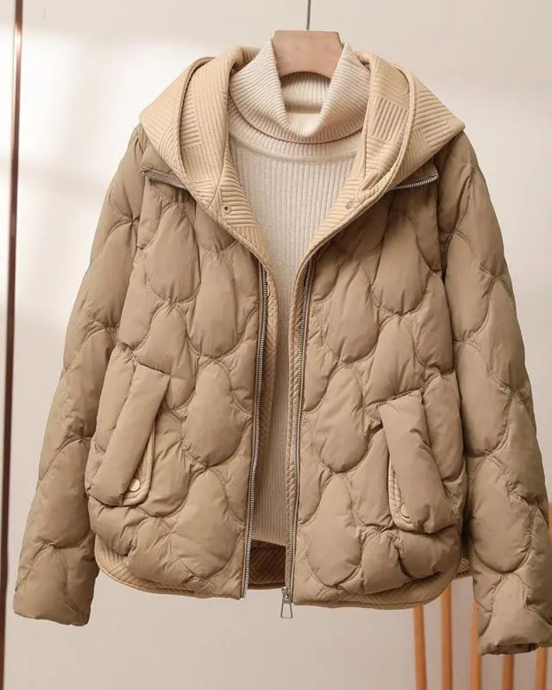 Jaqueta Feminina Acolchoada com Capuz Berta