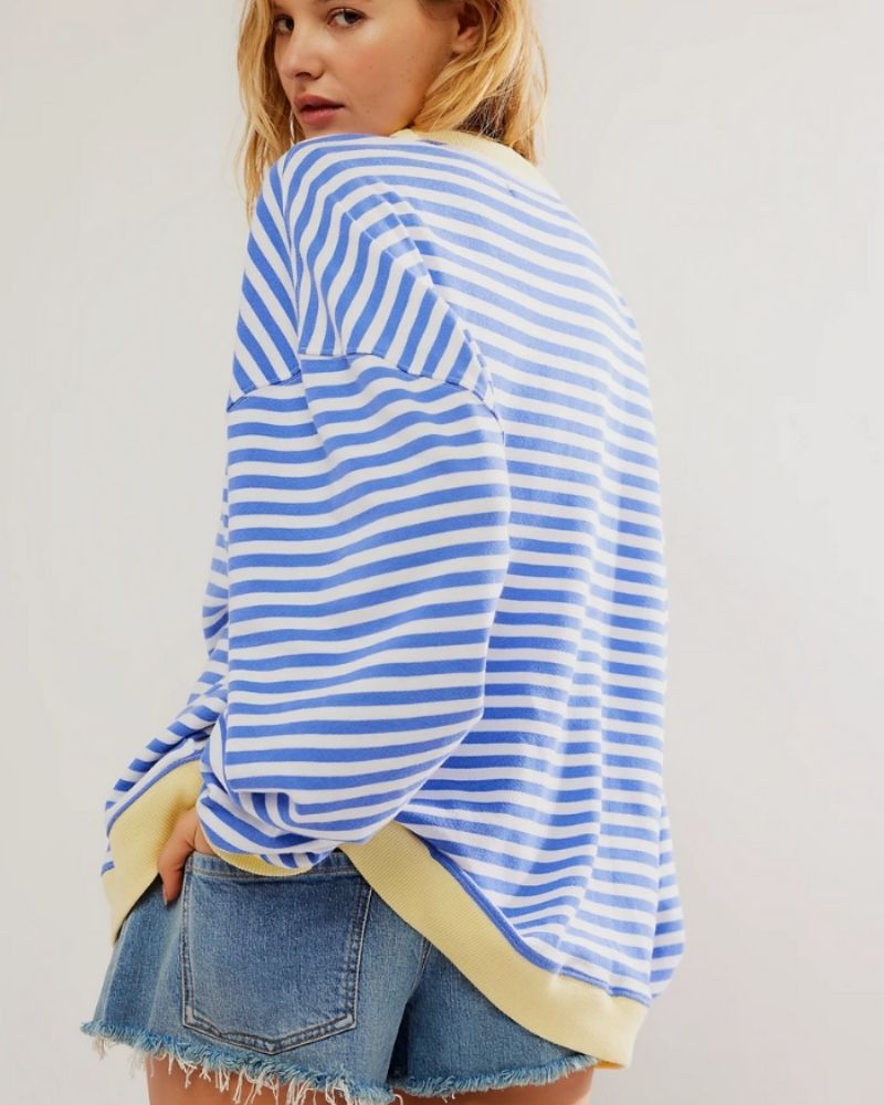 Blusa Listrado Oversized Rebeca