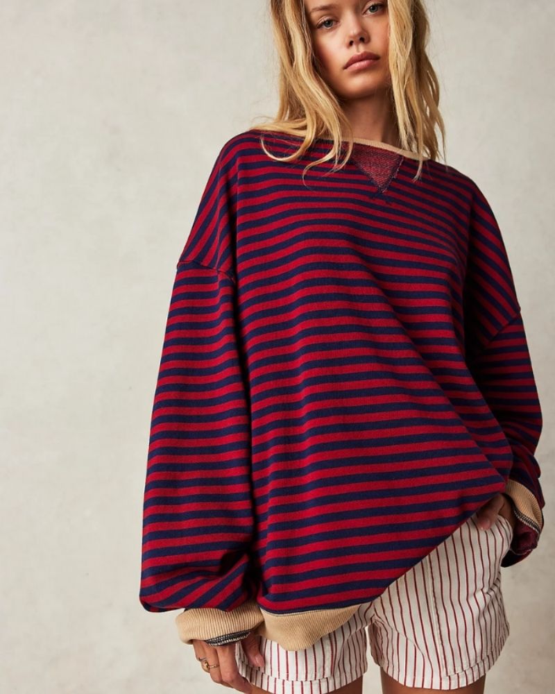 Blusa Listrado Oversized Rebeca