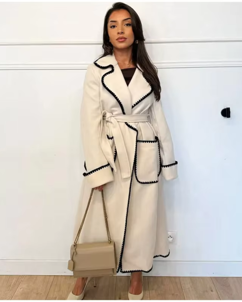 Casaco Sobretudo Alfaiataria Feminino Bela