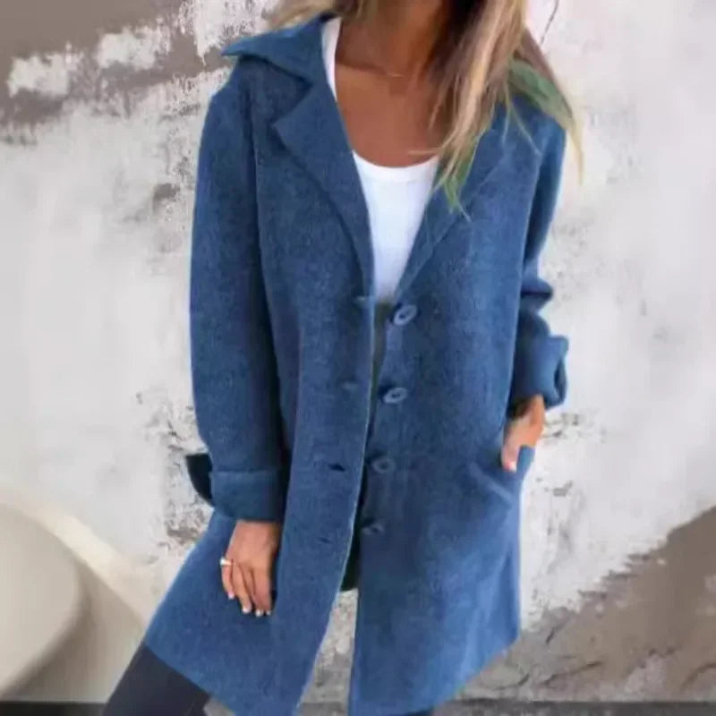 Cardigan Feminino Longo Mary de Botão